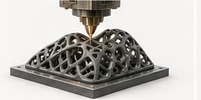 Komponent med gitterstruktur fremstillet ved 3D-sandprint