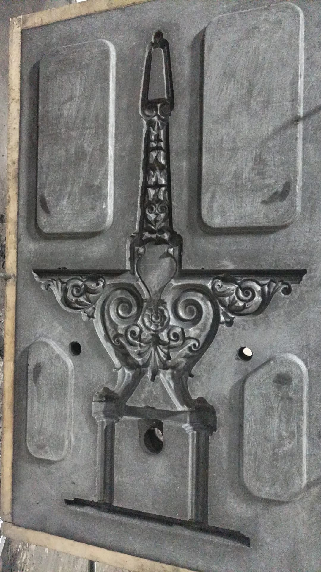 Udmolding af modellen