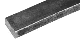 Flad stålplade 20x12 mm