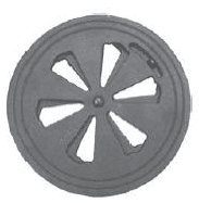 Justerbar rund ventilator