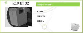 Traktorvægte Kubota 32 kg - K32