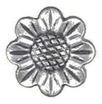 Dekorativ roset i støbejern - 124
