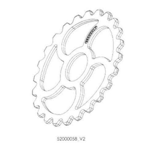 Rulle Croskill tand glat Ø 520 - 52000058_V2